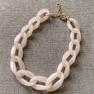 J.Crew acrylic Oval Link Chain Necklace